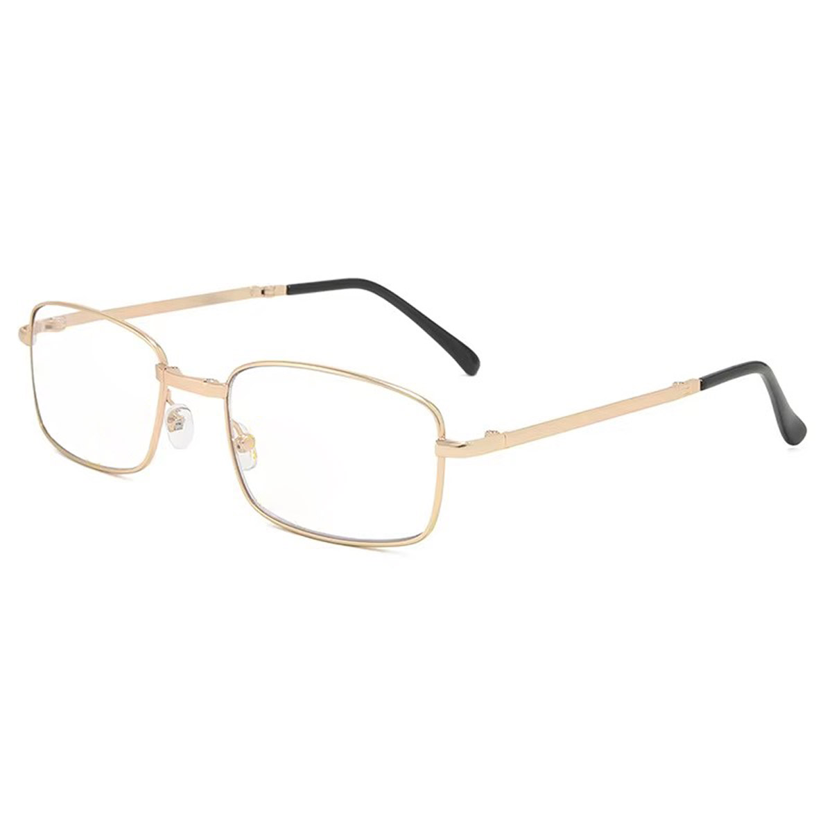 フルフレーム超軽量チタンレトロメンズ UV400 老眼鏡