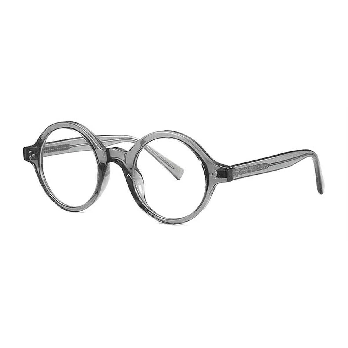 メンズレトロプレートラウンド累進多焦点老眼鏡