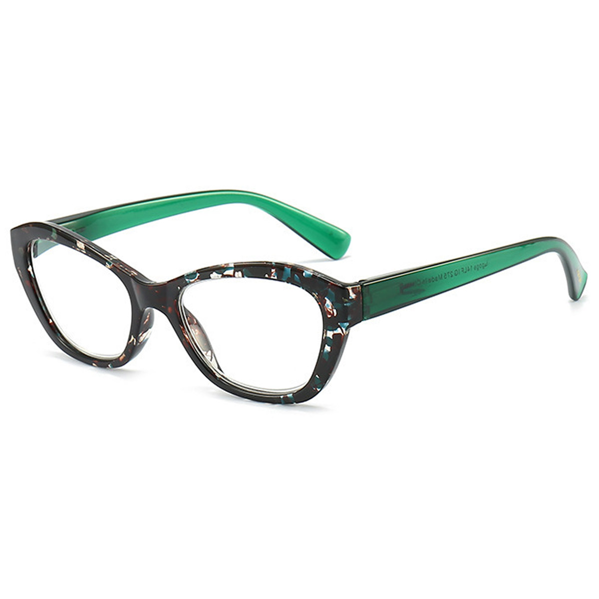 累進多焦点老眼鏡を備えた女性用のファッショナブルなキャットアイ メガネ